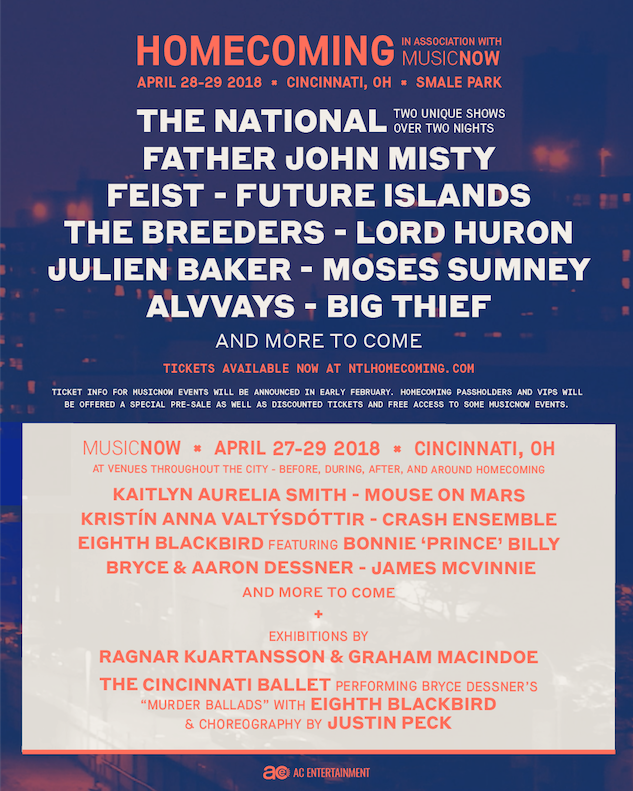 The National's Festival Unveils 2018 Lineup With Father John